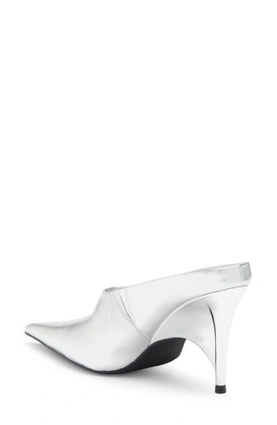 Shop Jeffrey Campbell Vader Pointed Toe Mule In Silver