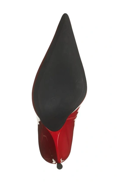 Jeffrey Campbell Vader Pointed Toe Mule In Red Patent