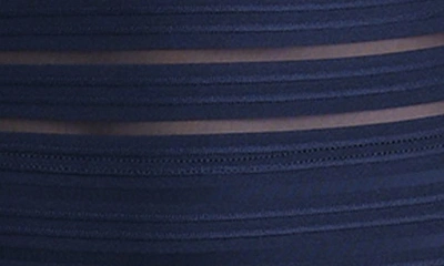 La Blanca Multi Strap Cross-back One-piece Swimsuit In Indigo