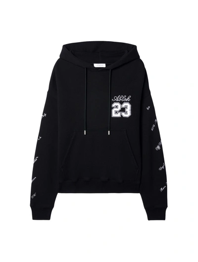 Shop Off-white Skate Crewneck Sweatshirt With 23 Logo In Black