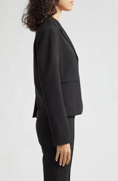 Shop Atm Anthony Thomas Melillo Ponte Knit Blazer In Black