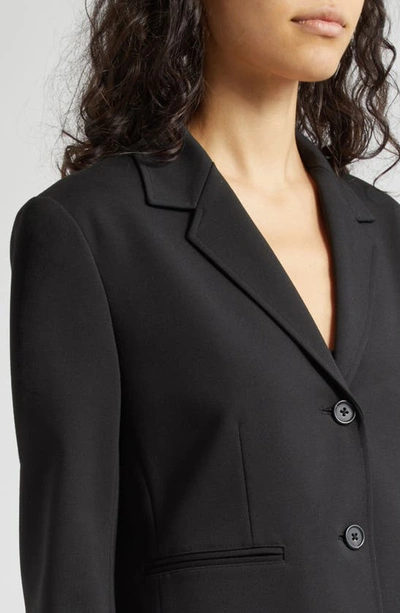 Shop Atm Anthony Thomas Melillo Ponte Knit Blazer In Black