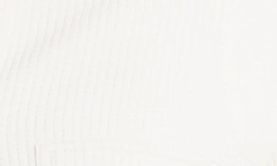 Max Studio Ribbed Crop Shirt Jacket In Ecru