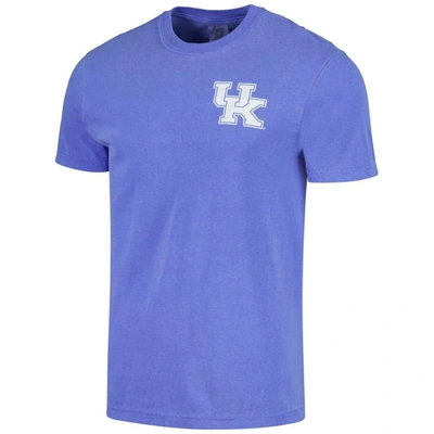 Shop Image One Royal Kentucky Wildcats Baseball Flag Comfort Colors T-shirt