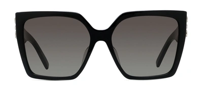 Shop Givenchy 4g Gv 40056 U 01b Butterfly Sunglasses In Grey