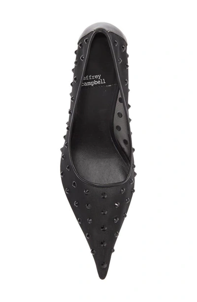 Shop Jeffrey Campbell Genisi Pointed Toe Pump In Black