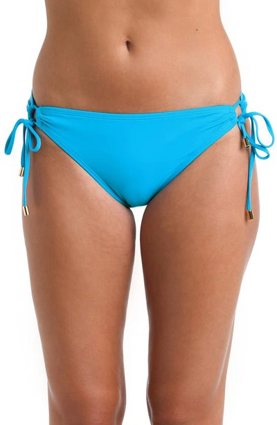 Shop La Blanca Island Goddess Hipster Bikini Bottoms In Lagoon