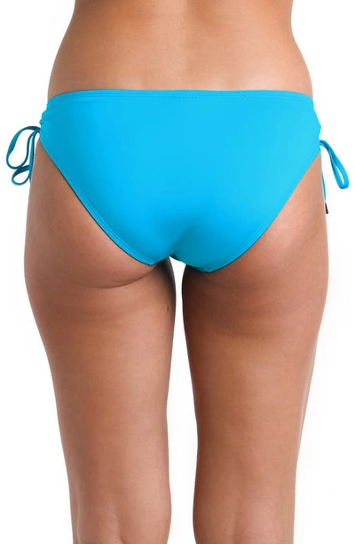 Shop La Blanca Island Goddess Hipster Bikini Bottoms In Lagoon