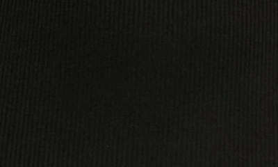Shop Naked Wardrobe Long Sleeve Rib Sweater Dress In Black