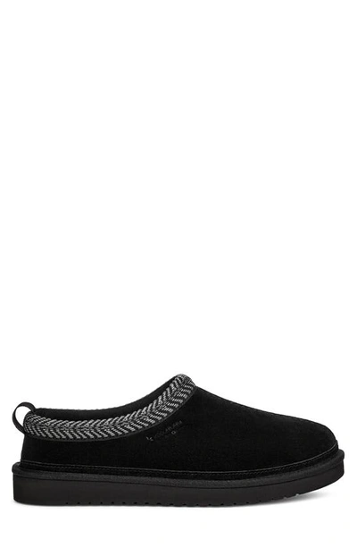 Koolaburra By Ugg Buree Faux Shearling Lined Slipper In Black