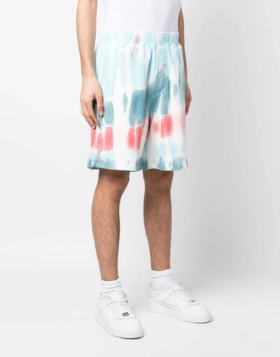 Shop Dsquared2 Tie Dye Distressed Relax Fit Shorts In Multiple Colors
