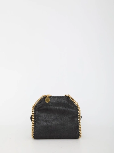 Shop Stella Mccartney Falabella Micro Tote Bag In Black