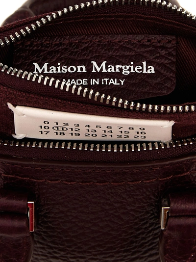 Shop Maison Margiela 5ac Classique Baby Shoulder Bags Purple