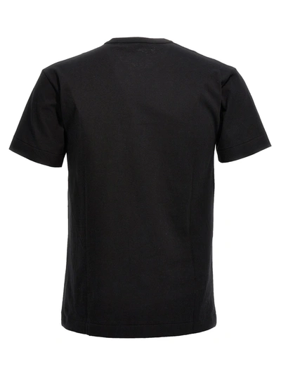 Shop Comme Des Garçons Play Heart T-shirt Black