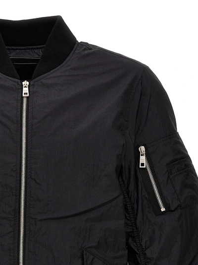Shop Giorgio Brato Nylon Bomber Jacket Casual Jackets, Parka Black