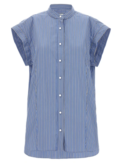 Shop Isabel Marant Reggy Shirt, Blouse Light Blue