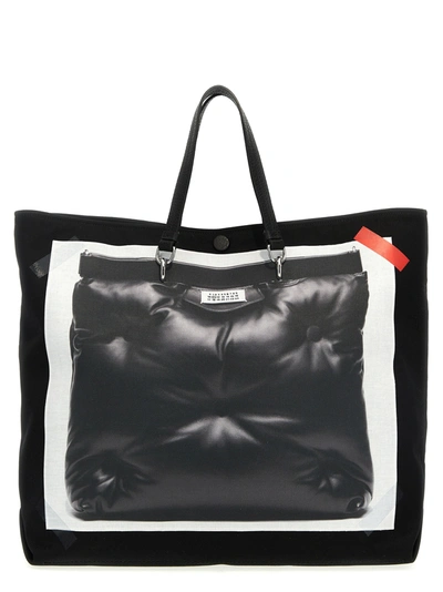 Shop Maison Margiela Trompe L Hand Bags Black