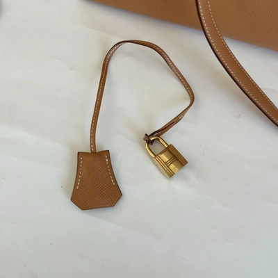 Pre-owned Hermes Hermès  Sellier Kelly 35 Gold Bag