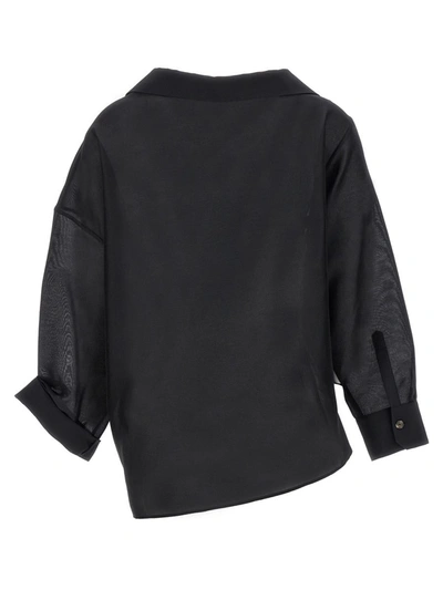 Shop A.w.a.k.e. Mode Asymmetric Shirt In Black