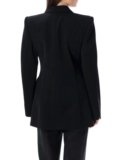 Balenciaga Women Double-breasted Coat In Black