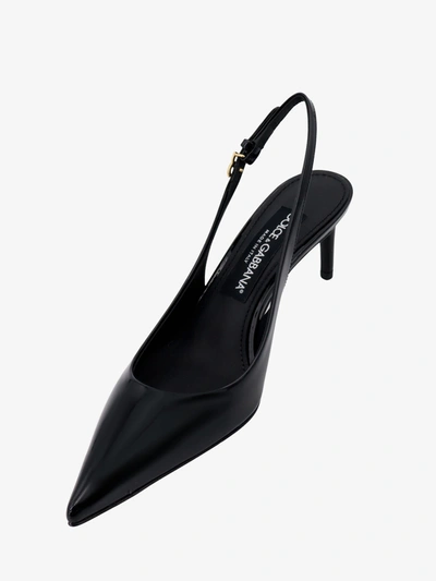 Shop Dolce & Gabbana Woman Slingback Woman Black Pumps