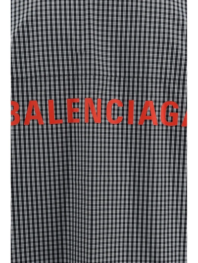 Shop Balenciaga Shirts In Black/white