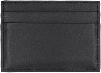 Shop Dolce & Gabbana Logo Detail Leather Card Holder In Black