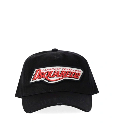 Shop Dsquared2 Basket Black Baseball Cap