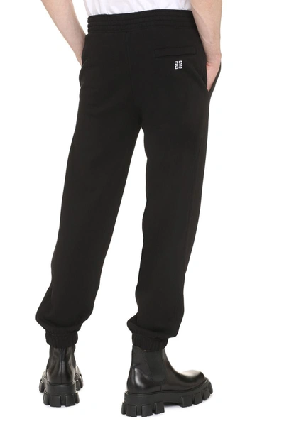 Shop Givenchy Cotton Track-pants In Black