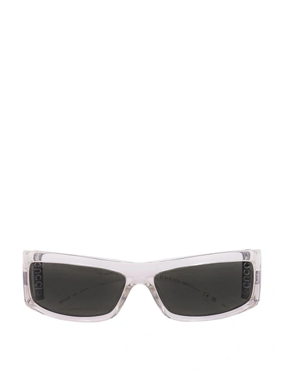 Shop Gucci Sunglasses In Grey