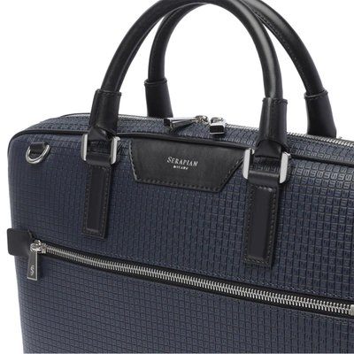 Shop Serapian Suitcases In Blue
