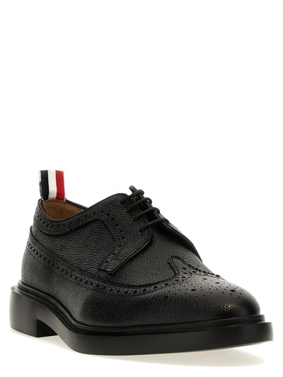 Shop Thom Browne Classic Longwing' Brogue Shoes In Black