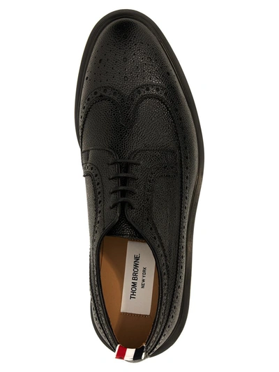 Shop Thom Browne Classic Longwing' Brogue Shoes In Black