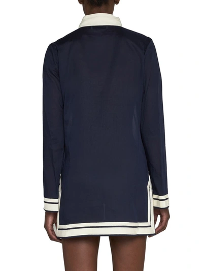 Shop Tory Burch Dresses In Tory Navy