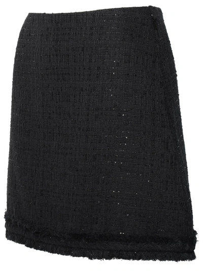 Shop Versace Minigonna In Black