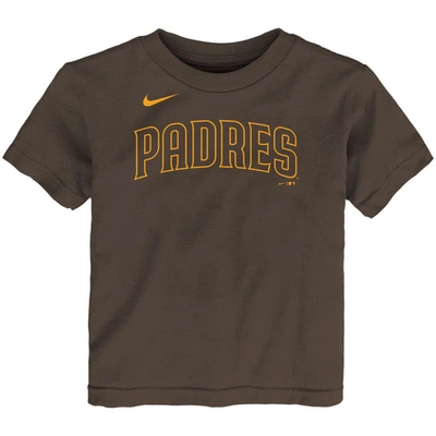 Shop Nike Toddler Fernando Tatis Jr. Brown San Diego Padres Player Name & Number T-shirt