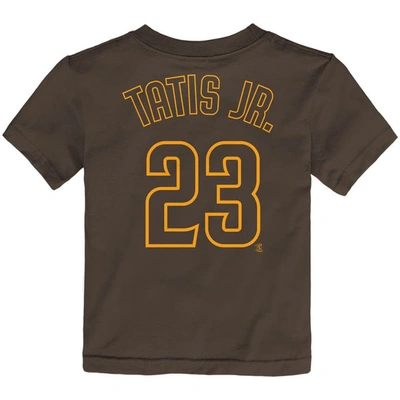 Shop Nike Toddler Fernando Tatis Jr. Brown San Diego Padres Player Name & Number T-shirt