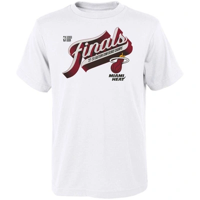 Shop Fanatics Preschool  Branded  White Miami Heat 2023 Eastern Conference Champions Locker Room T-shirt