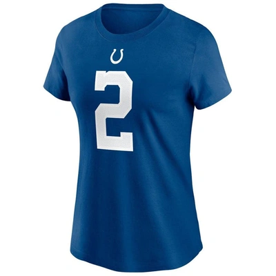 Shop Nike Matt Ryan Royal Indianapolis Colts Player Name & Number T-shirt