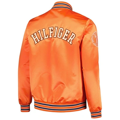 Shop Tommy Hilfiger Orange Denver Broncos Elliot Varsity Full-snap Jacket