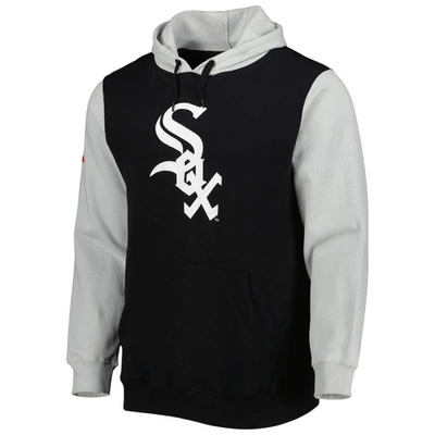Shop Stitches Black/gray Chicago White Sox Team Pullover Hoodie