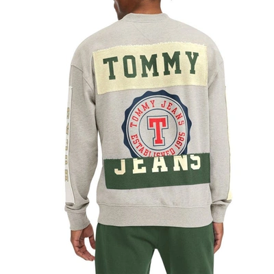Shop Tommy Jeans Gray Milwaukee Bucks James Patch Pullover Sweatshirt