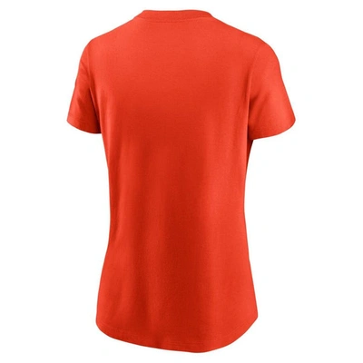 Shop Nike Orange San Francisco Giants City Connect Wordmark T-shirt