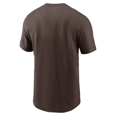 Shop Nike Heathered Gray San Diego Padres Keep The Faith Local Team T-shirt In Brown