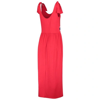Shop G-iii 4her By Carl Banks Red Los Angeles Angels Game Over Maxi Dress