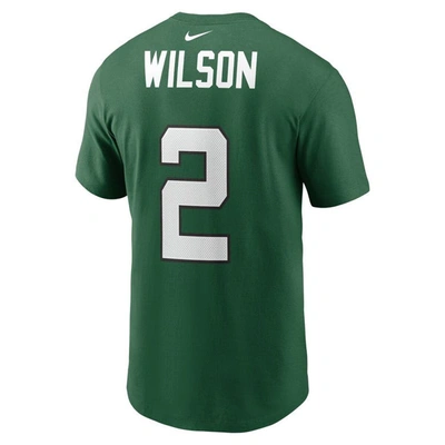 Shop Nike Zach Wilson Green New York Jets Player Name & Number T-shirt