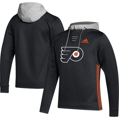 Shop Adidas Originals Adidas Black Philadelphia Flyers Skate Lace Primeblue Team Pullover Hoodie