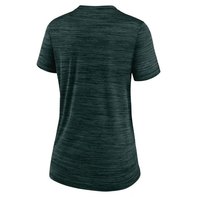 Shop Nike Green Colorado Rockies City Connect Velocity Practice Performance V-neck T-shirt