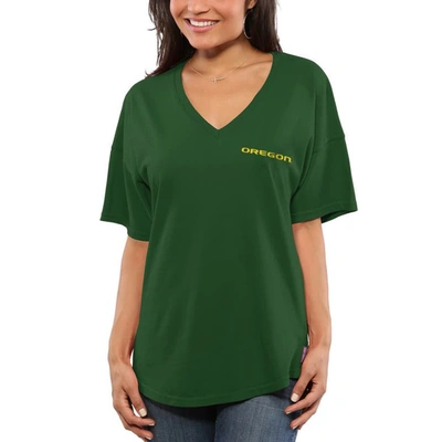 Shop Spirit Jersey Green Oregon Ducks  Oversized T-shirt In Hunter Green