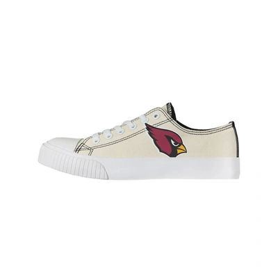Shop Foco Cream Arizona Cardinals Low Top Canvas Shoes